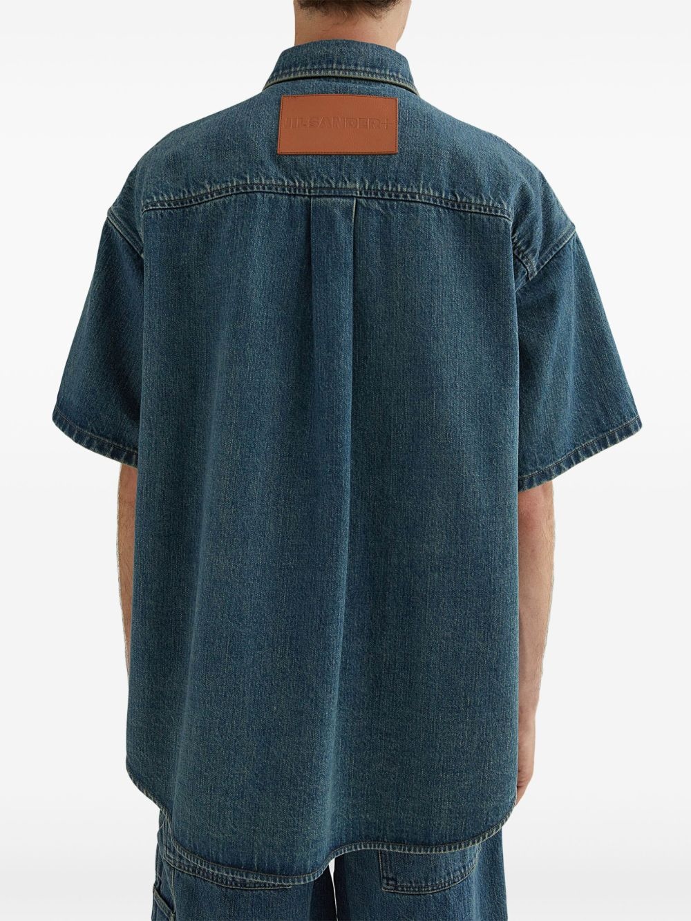 cotton denim shirt - 4