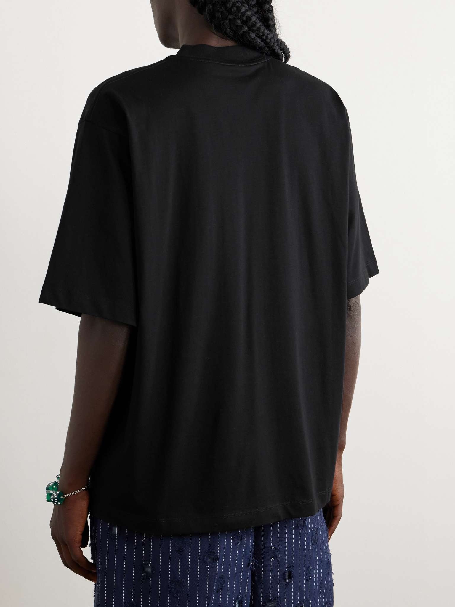 Logo-Print Cotton-Jersey T-Shirt - 3