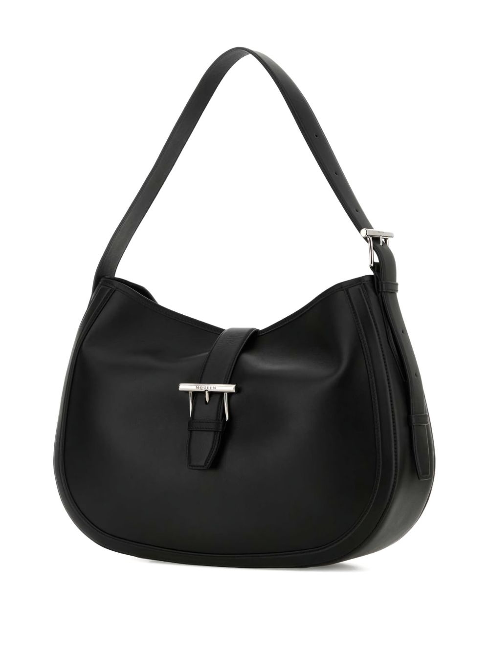 T-Bar buckle-fastening leather shoulder bag - 3