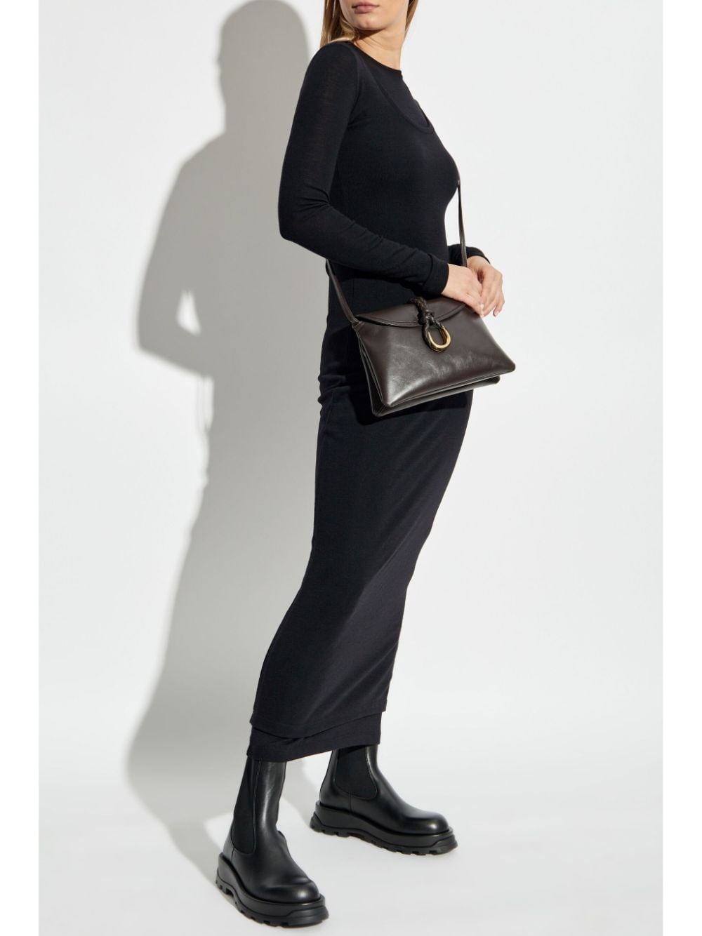layered wool dress - 2
