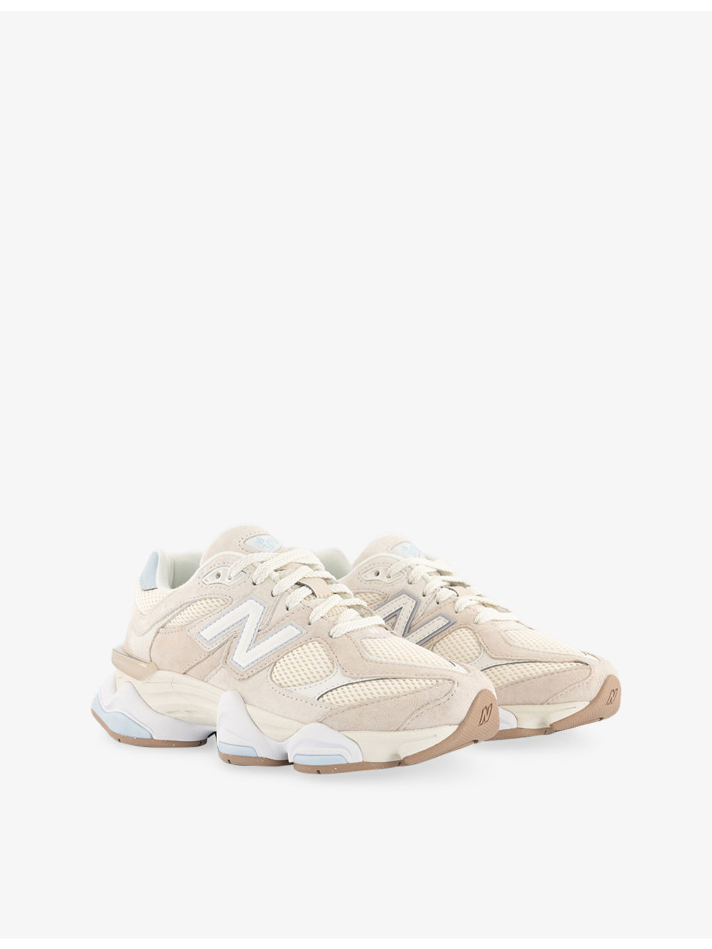 9060 Suede and Mesh Trainers - 3