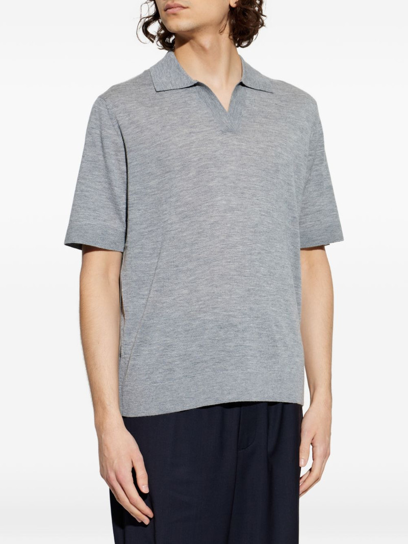 V-neck polo-collar T-shirt 3