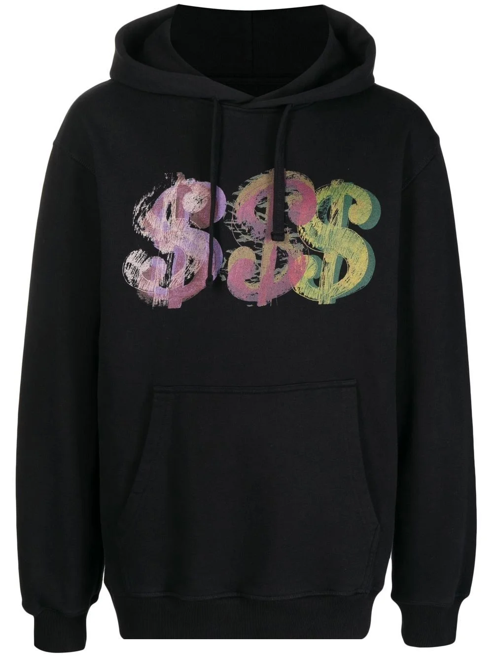 graphic-print drawstring hoodie - 1