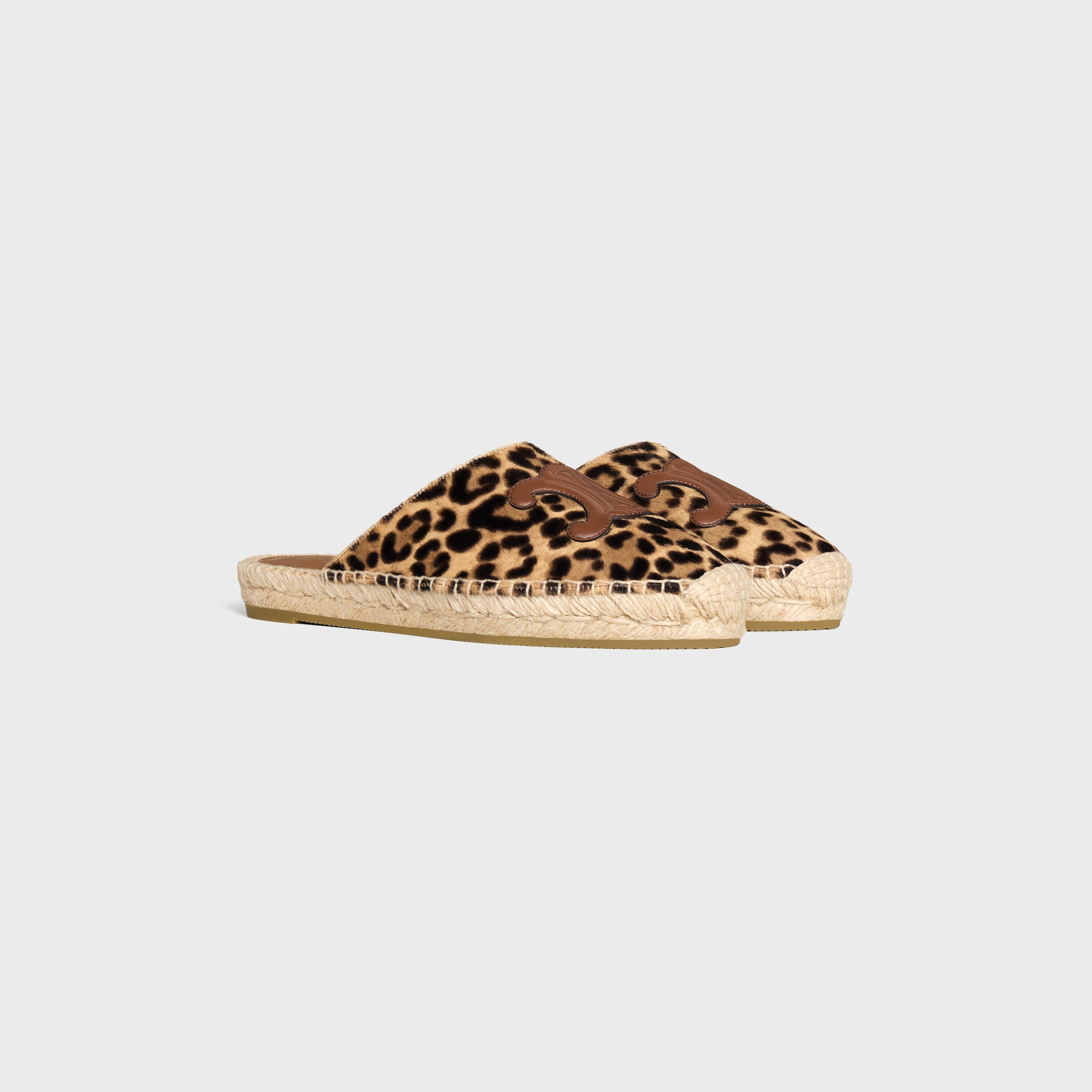 LES ESPADRILLES CELINE MULE IN Leopard Printed Hairy Calfskin - 2