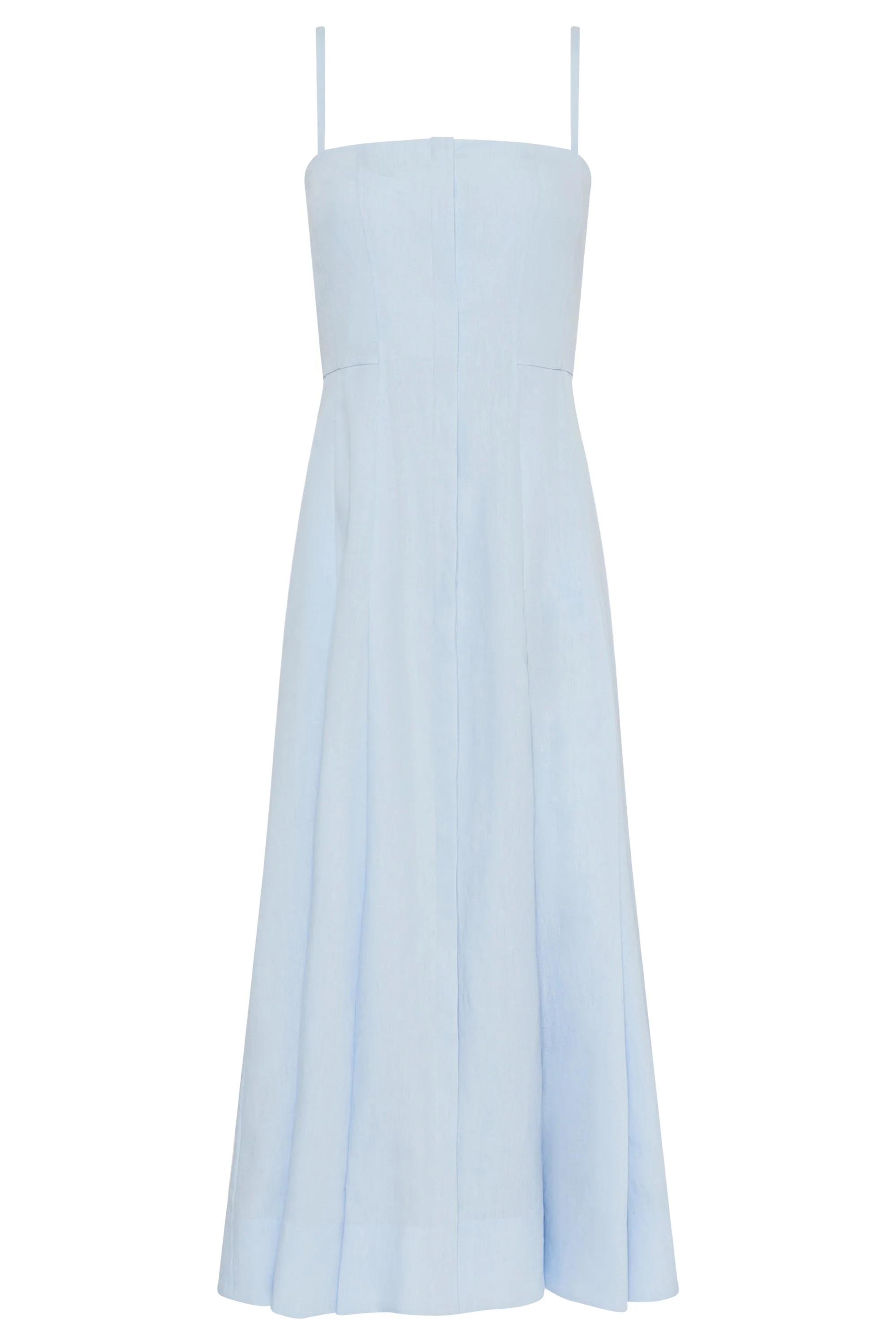 Magritte Dress in Light Blue Aloe Linen - 1