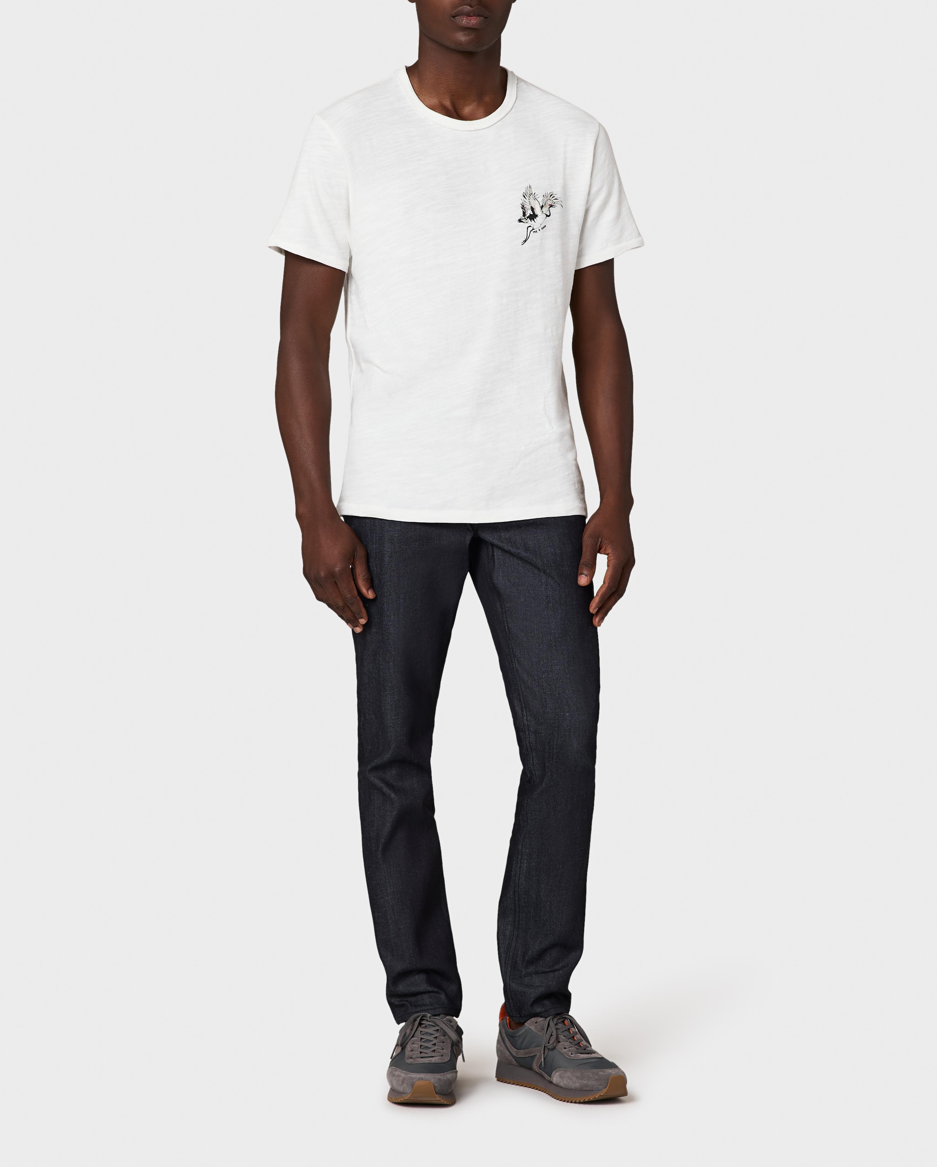 Crane Graphic Tee
Cotton T-Shirt - 1