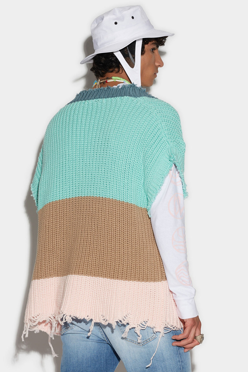 DSQUARED2 STRIPED VEST outlook