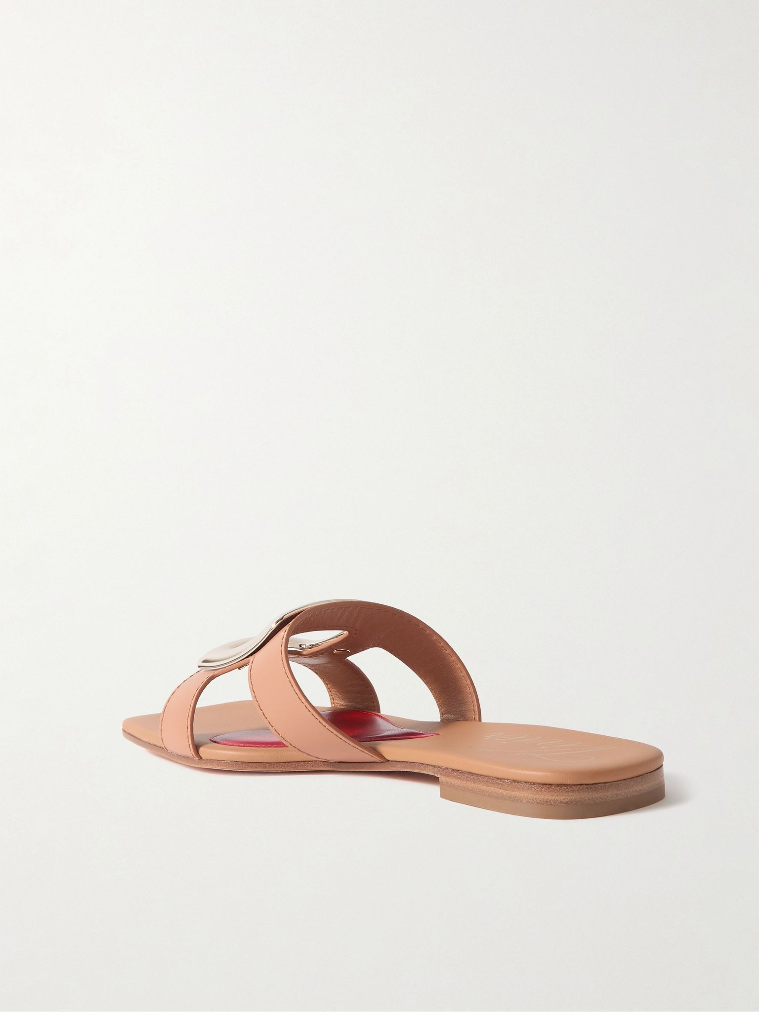 Benson embellished leather sandals Brown - 3