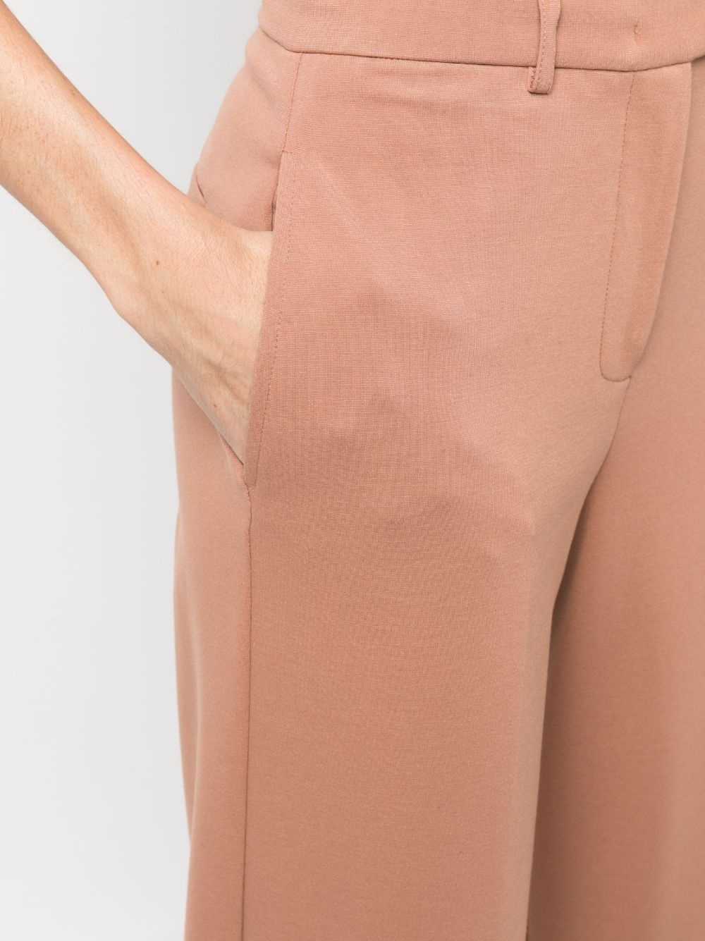 mid-rise straight-leg trousers - 5