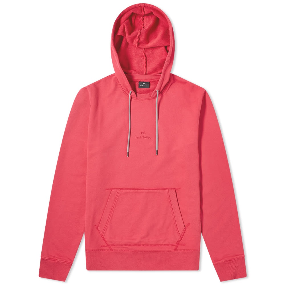 Paul Smith Garment Dyed Logo Hoody - 1