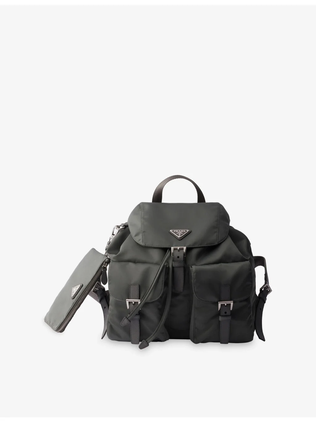 Re-Nylon Medium Woven Backpack - 1