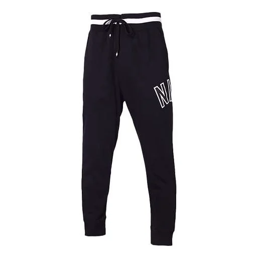 Nike Casual Sports Slim Fit Fleece Long Pants Black AR1825-010 - 1