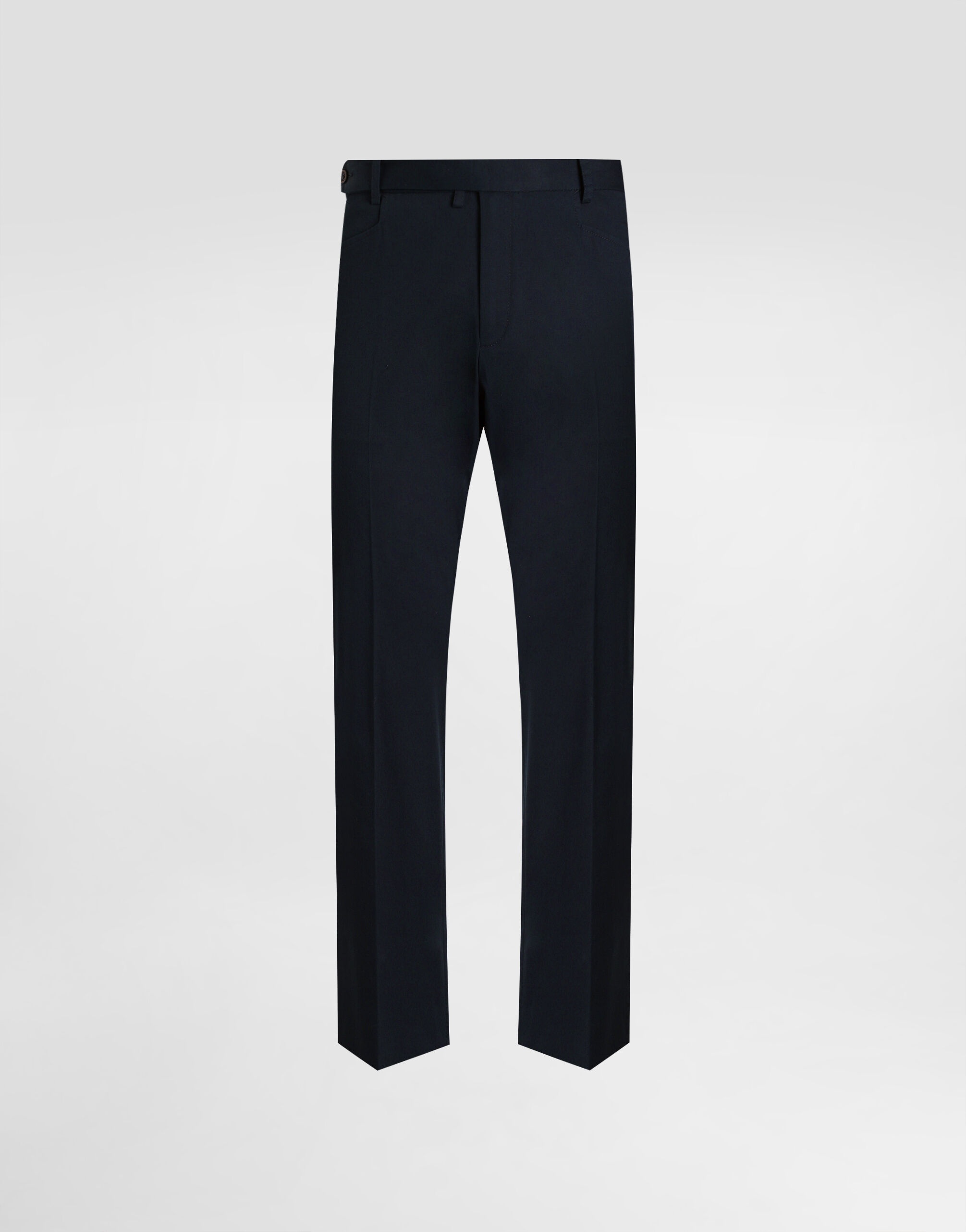 Cotton gabardine cargo trousers - 1