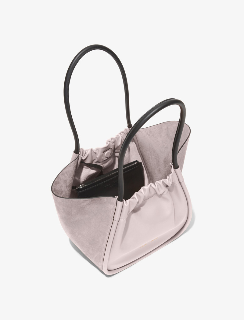 Suede Large Ruched Tote 5