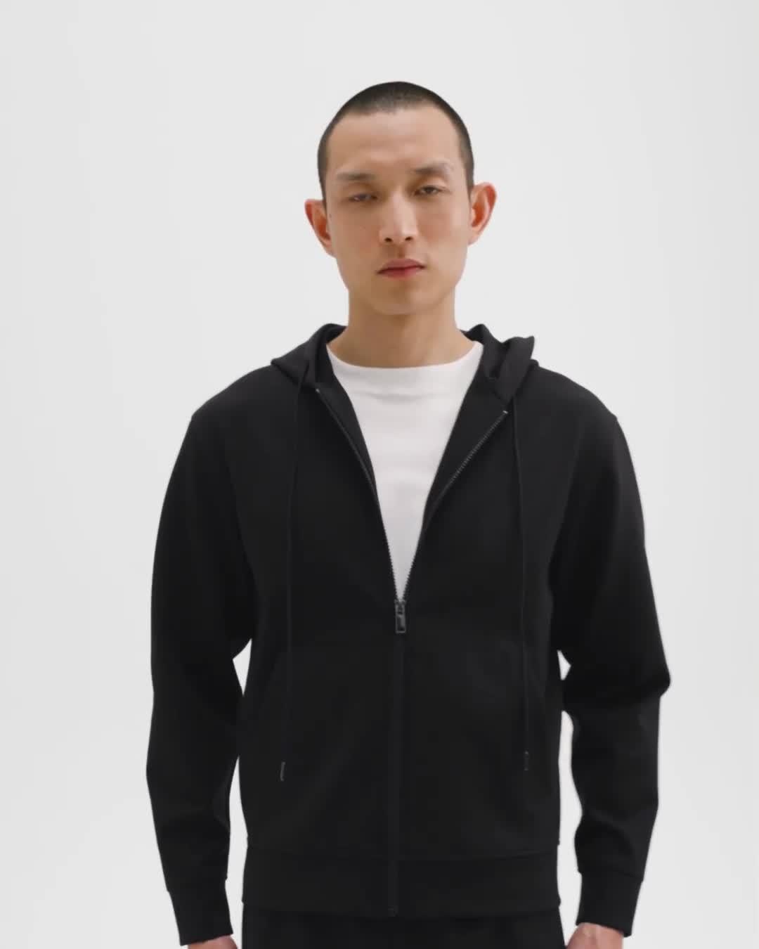 Zip-Up Hoodie in Scuba - 7