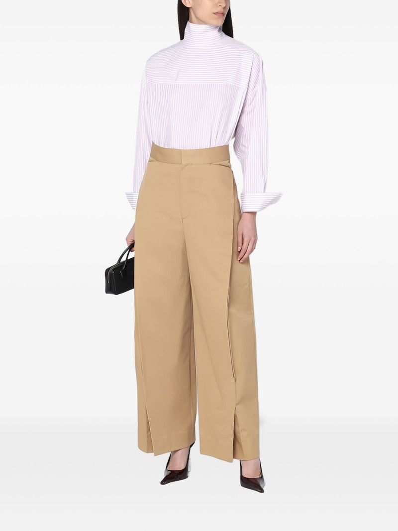 Victoria Beckham layered-effect trousers outlook