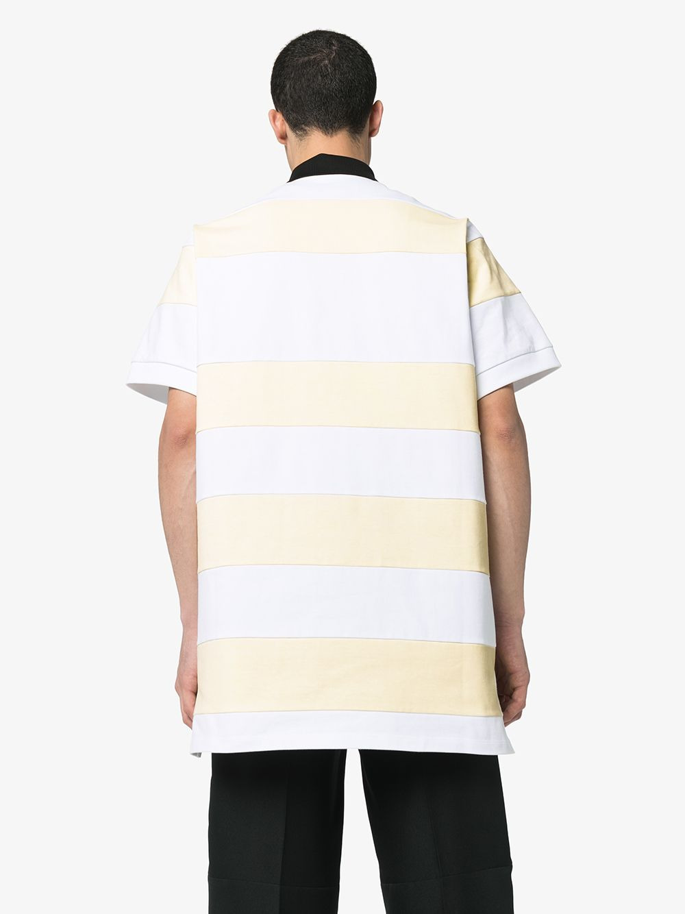 Striped camera logo polo shirt - 4