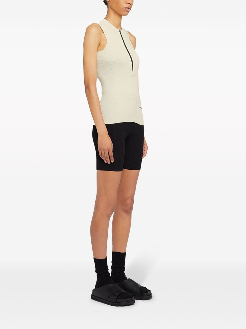 logo-print fine-ribbed tank top 3