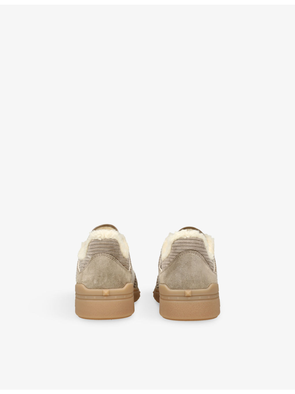 Upvillage Corduroy and Suede Low-Top Trainers - 4