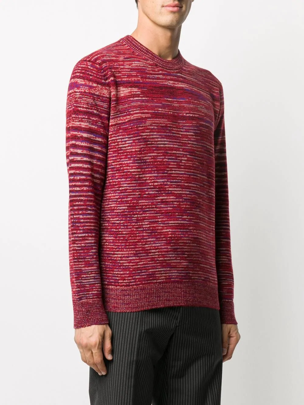 striped cashmere pullover - 3