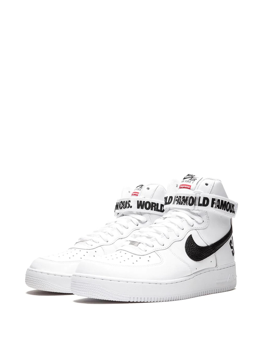 x Supreme Air Force 1 High SP "White" sneakers - 2