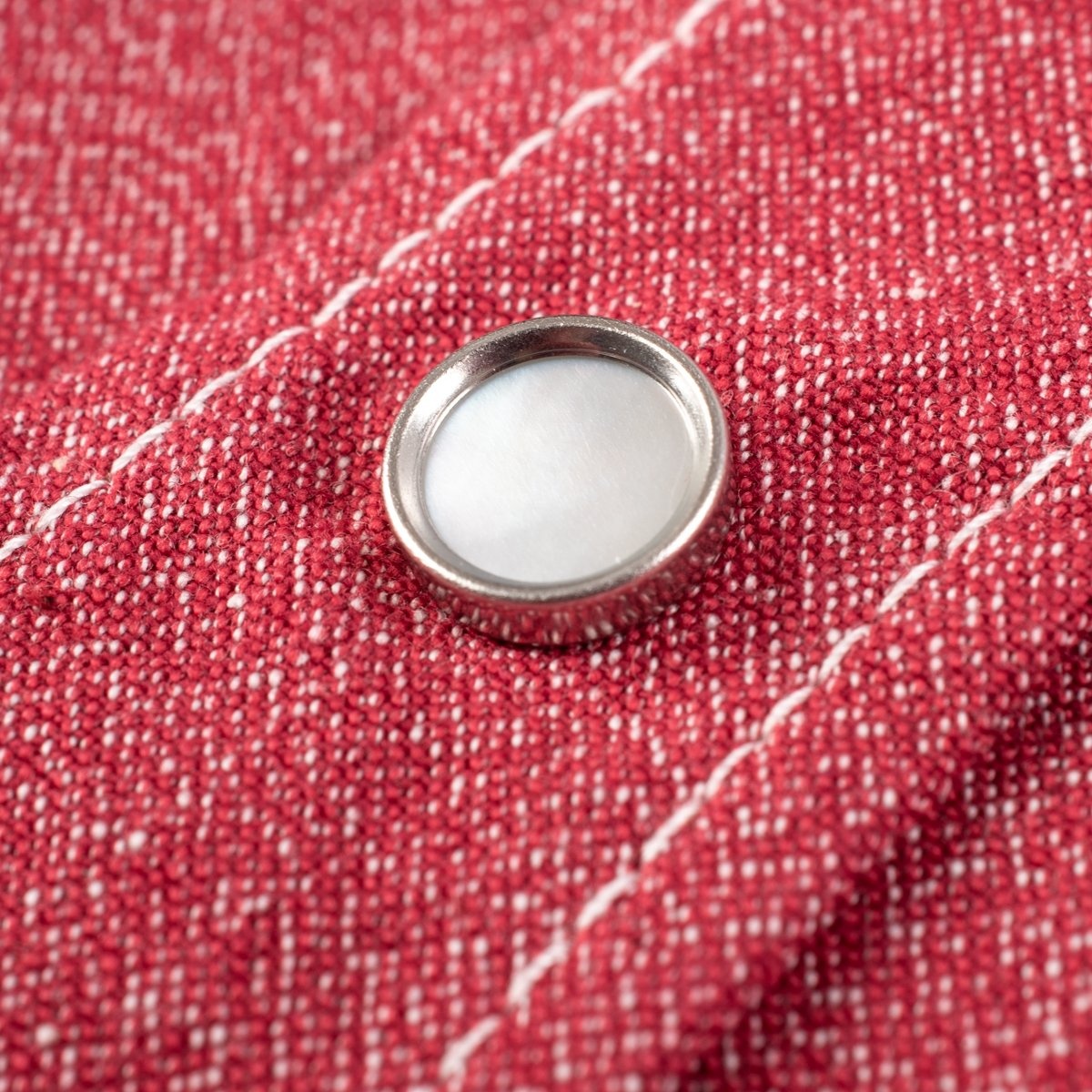 IHSH-289-RED 10oz Mock Twist Selvedge Chambray Western Shirt - Red 'The Salt and Cayenne' - 9