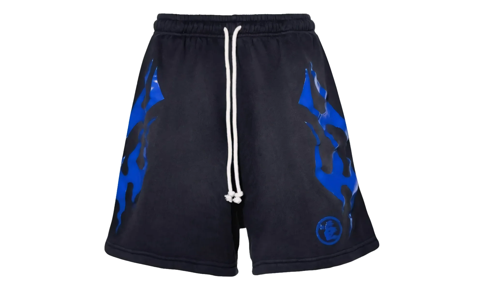 Flame Shorts "Black / Blue" HSR098 - 1