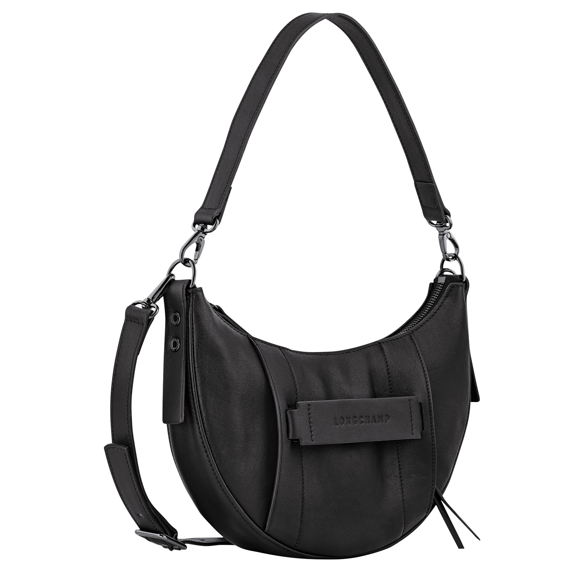 Longchamp 3D S Crossbody bag Black - Leather - 3