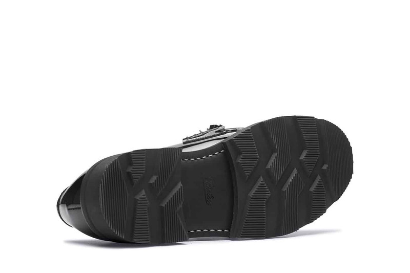 Aubin Black Varnish - Rubber Sole 5