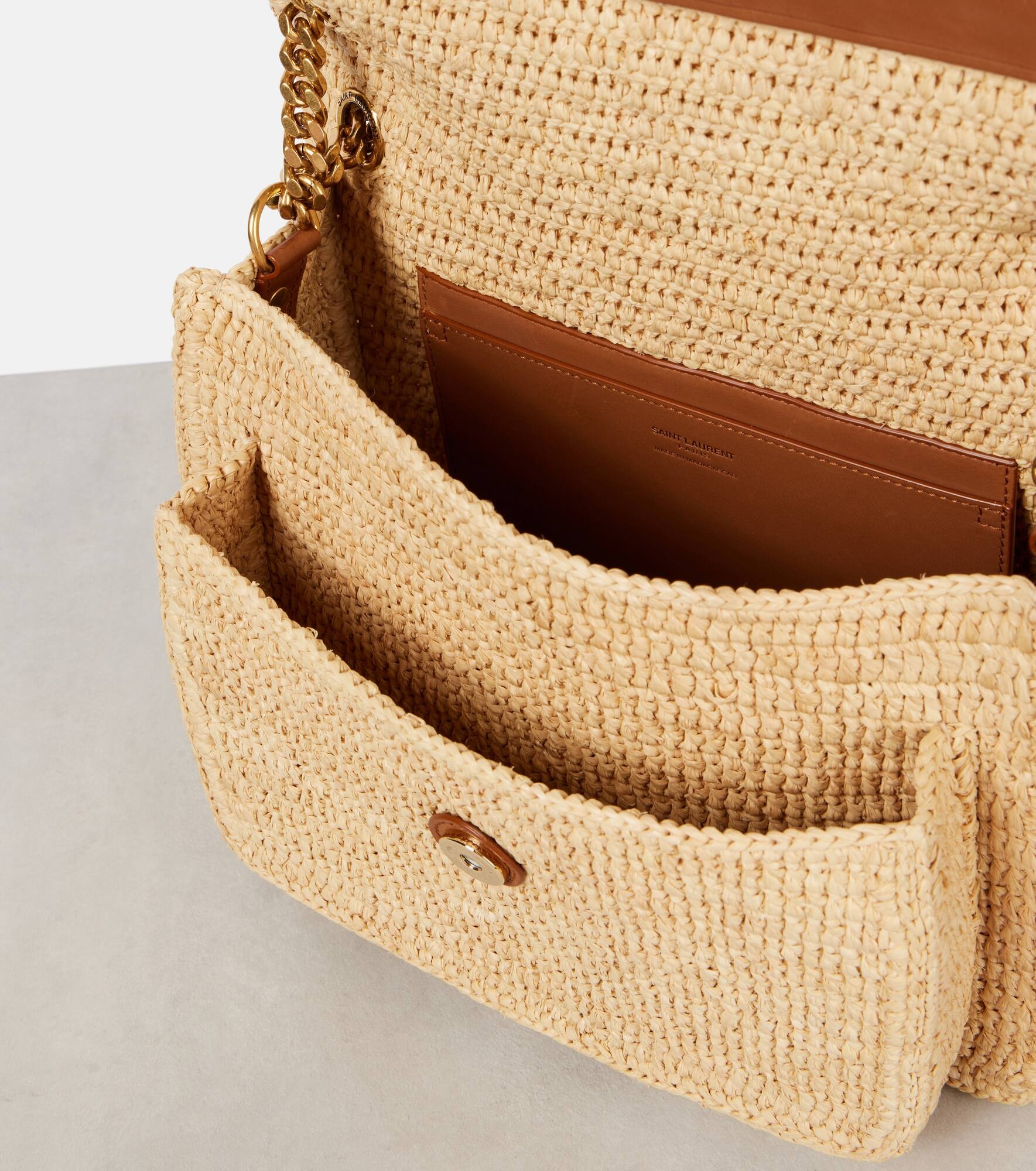 Niki Medium raffia shoulder bag - 3