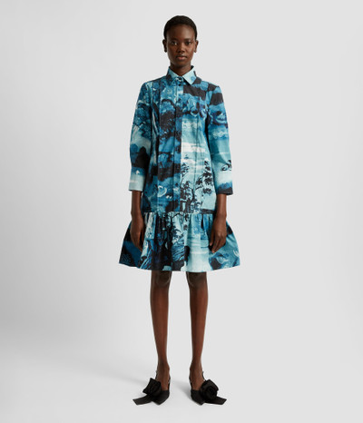 Erdem LONG SLEEVE MINI SHIRT DRESS outlook