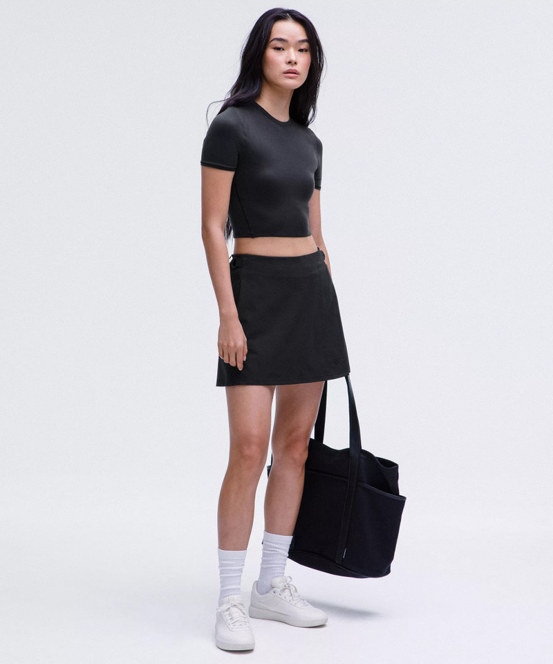 lululemon Wundermost 울트라 소프트 Nulu Crewneck Cropped 티셔츠 outlook