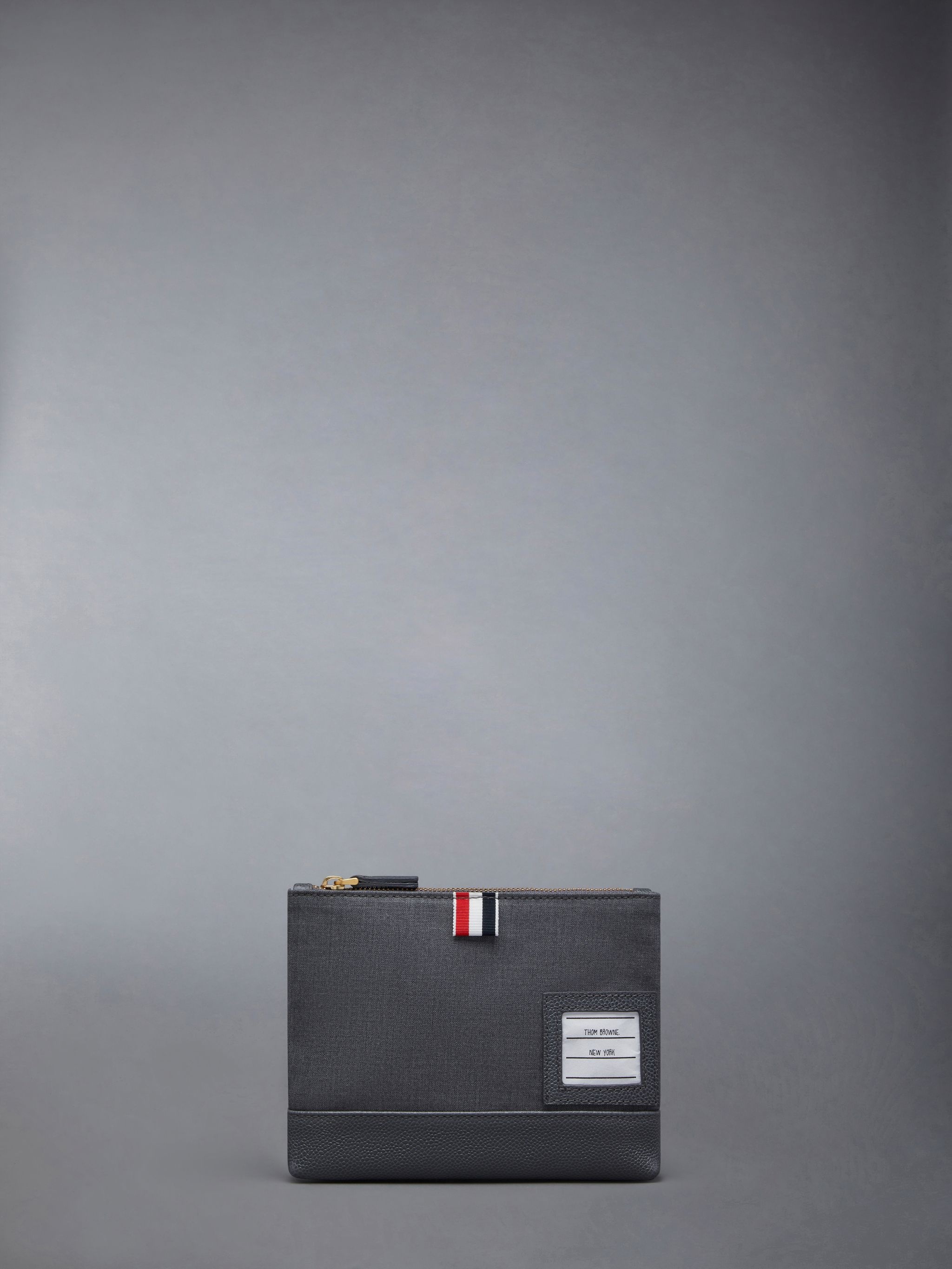Super 120's Twill Zip Pouch - 1