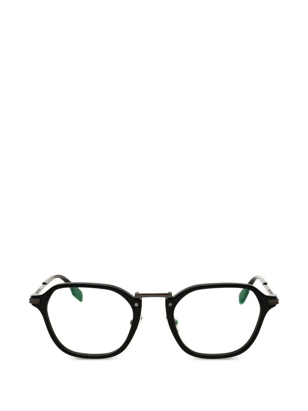 geometric-frame glasses - 1