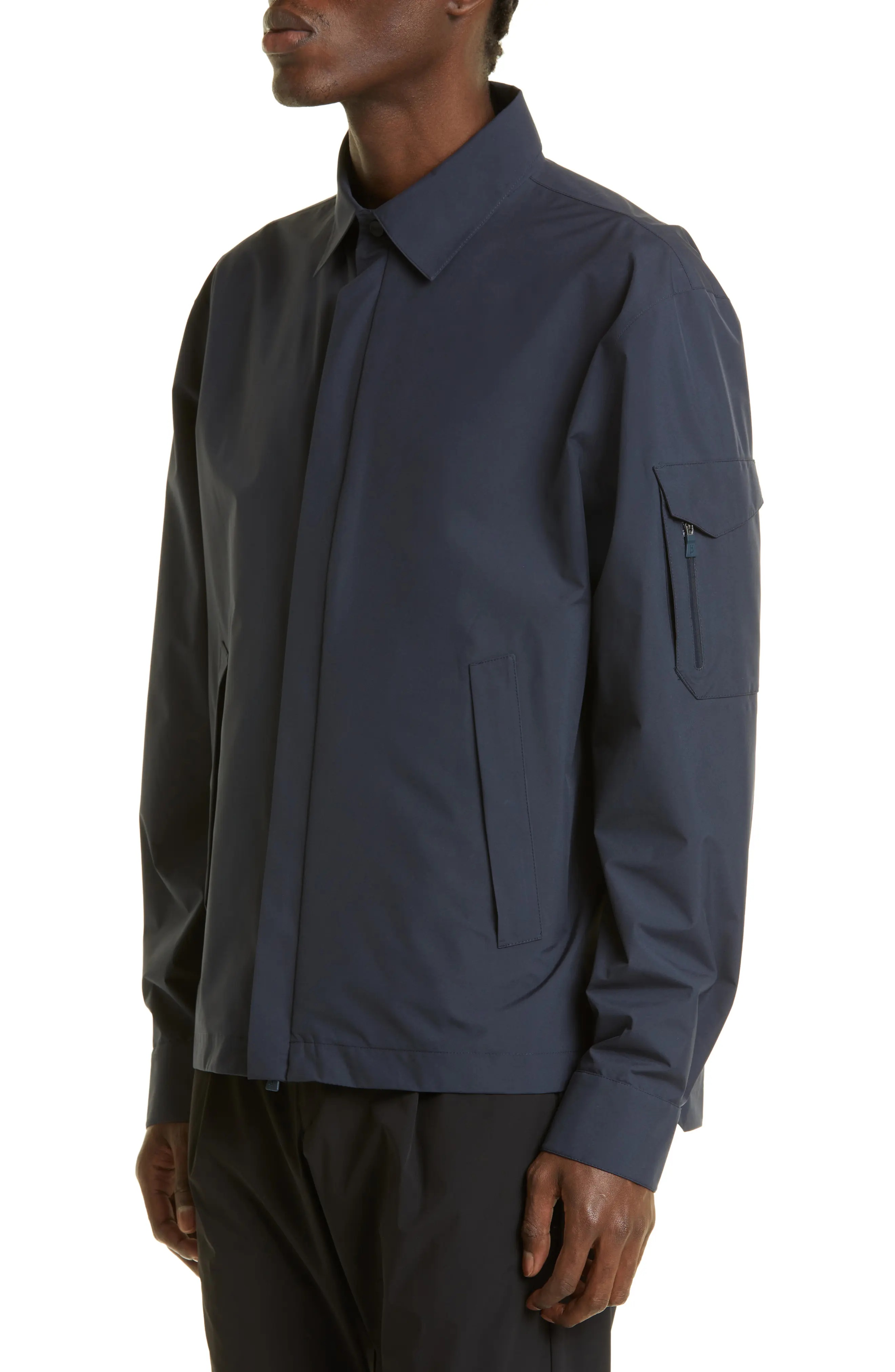 Herno Laminar Two-Ply Gore-Tex Waterproof Shirt Jacket nordstrom