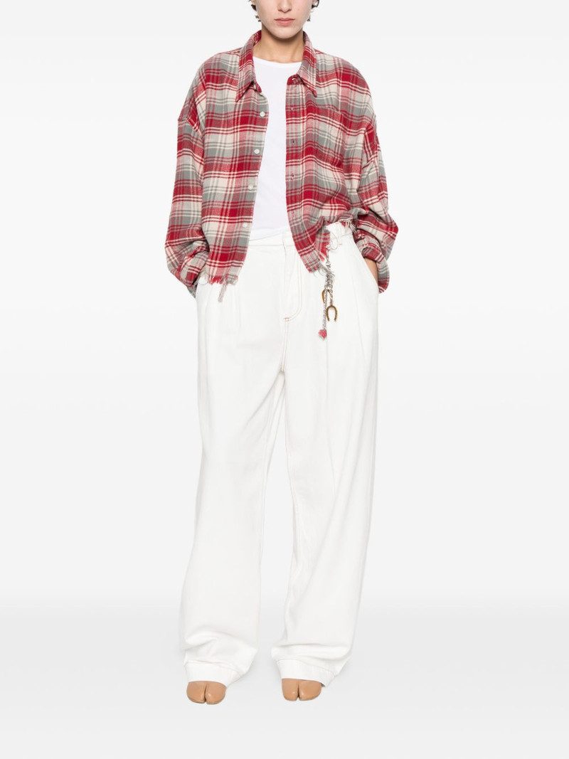 DARKPARK contrast stitch trousers outlook