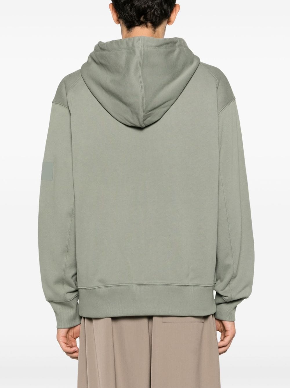 zip-up organic cotton hoodie - 4