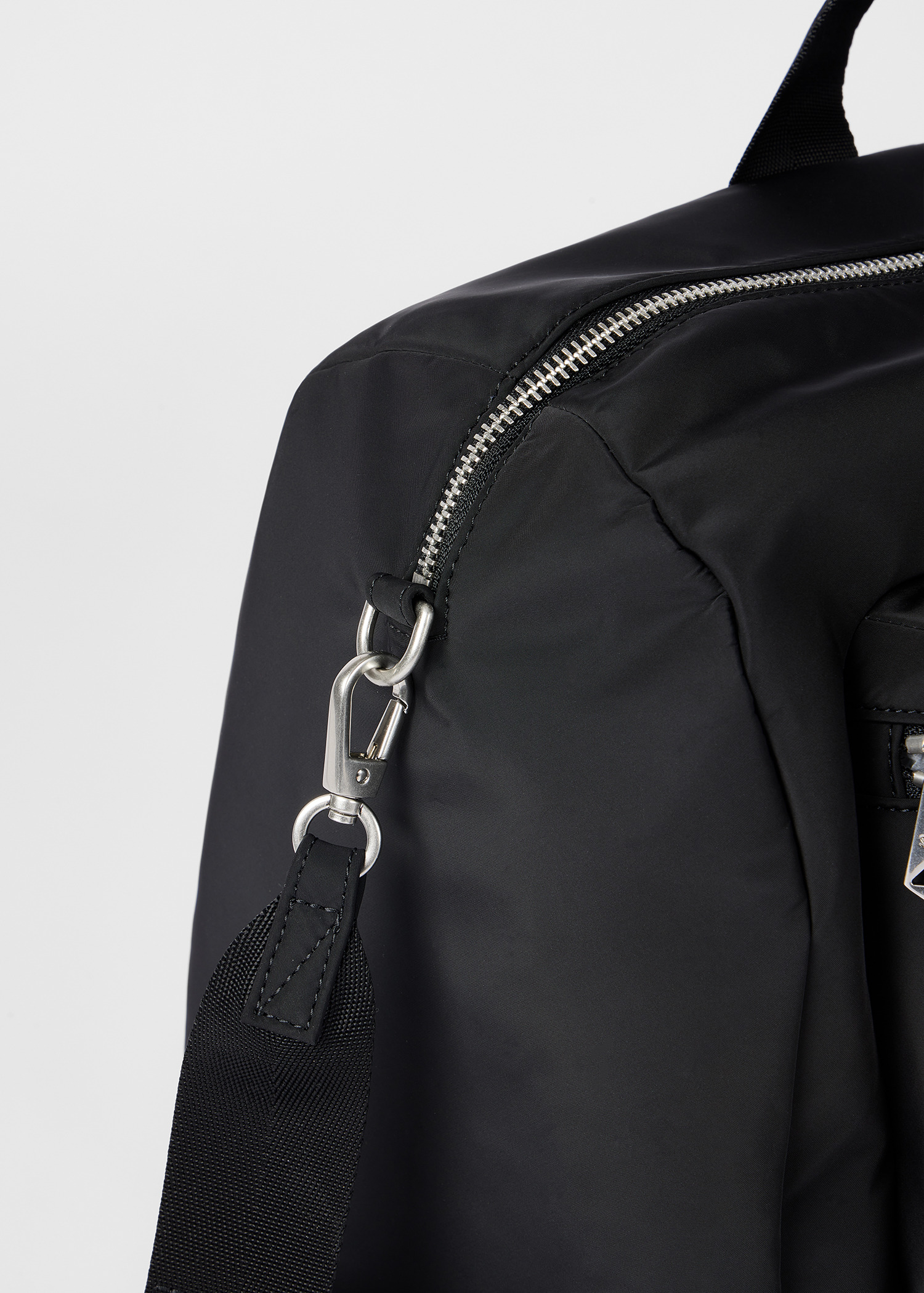 Black Recycled Polyester 'Zebra' Holdall - 7