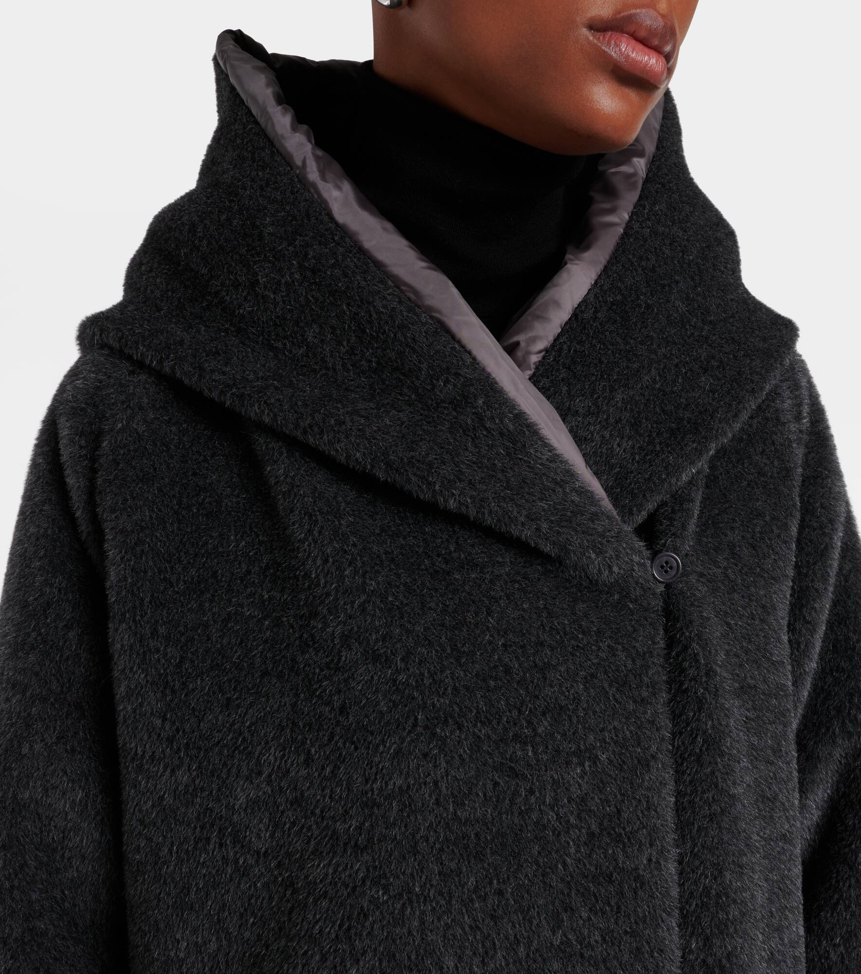 Cube Orion alpaca and wool down coat - 4