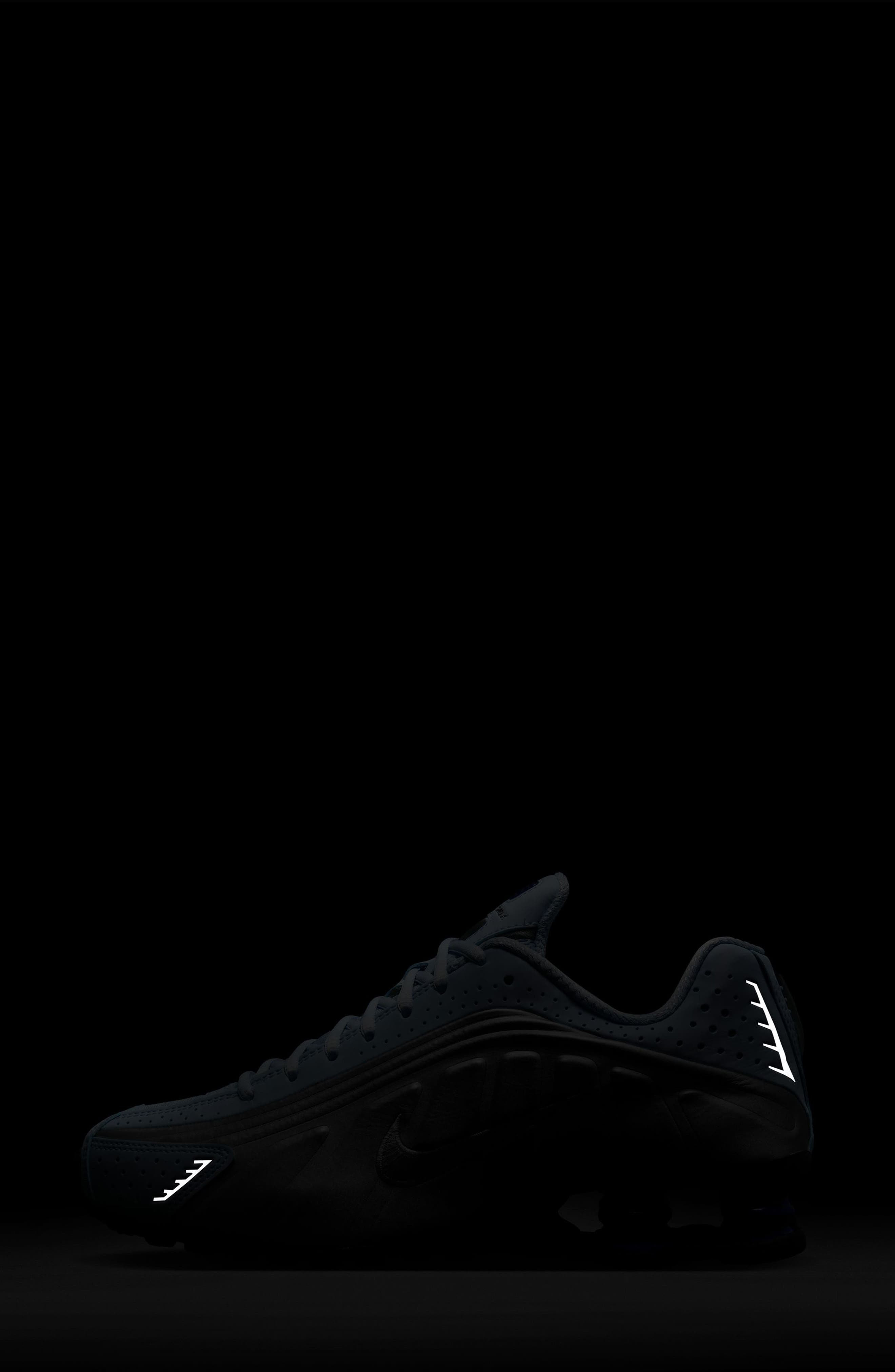 Nike Shox R4 Sneaker in Blue Tint/Silver/Racer Blue at Nordstrom - 8