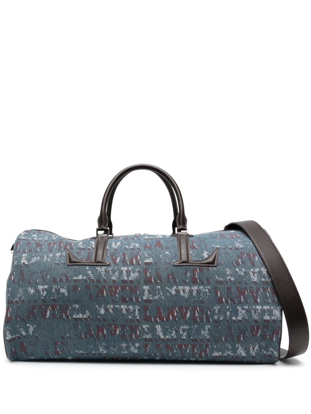 x Future monogram-pattern denim holdall - 1