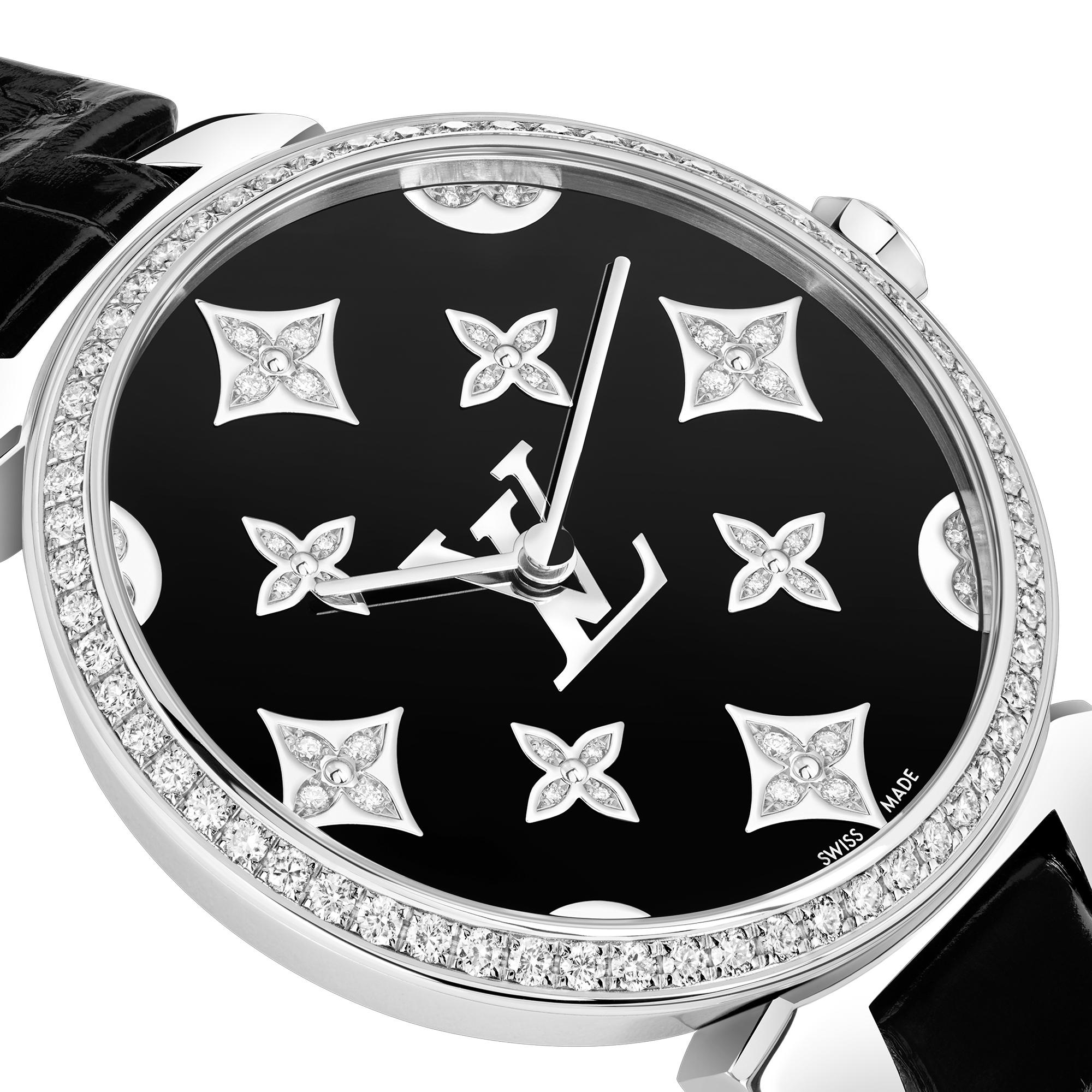 Tambour Slim Monogram Dentelle Black 33MM - 6