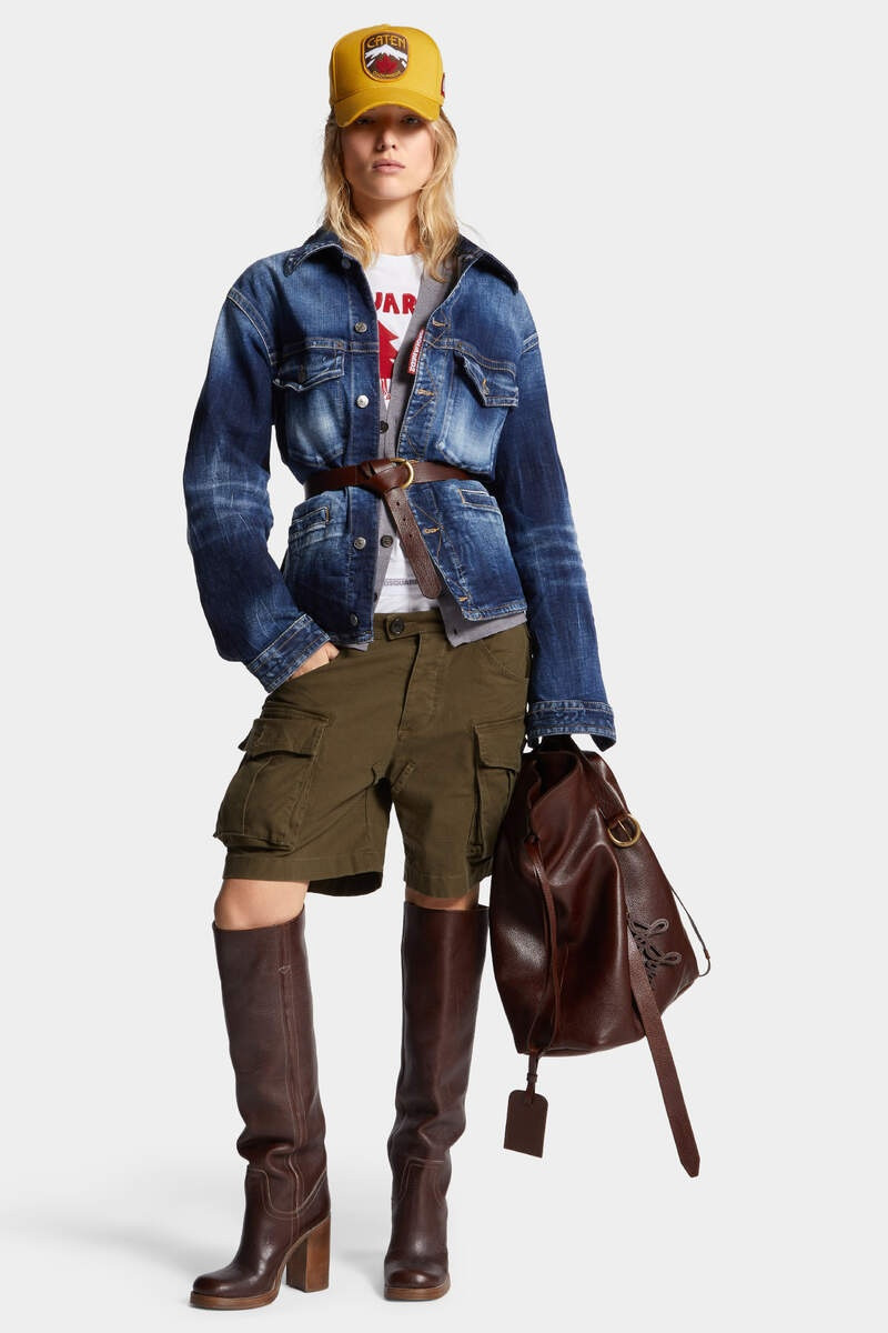 MEDIUM WASH 9 TO 5 JEANS SHIRT 5