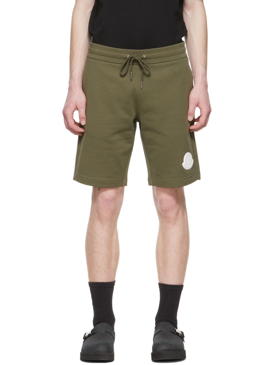 Khaki Cotton Shorts - 1