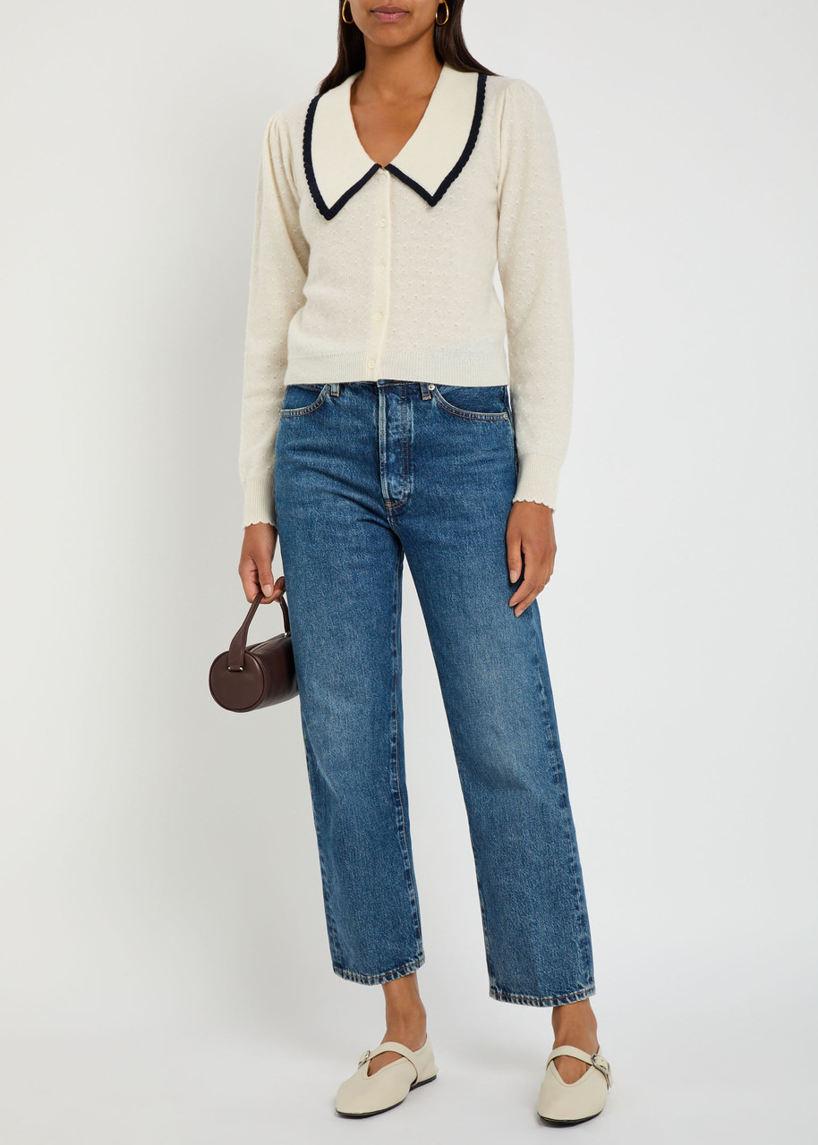Frame The Vertical Crop Straight-leg Jeans - 4