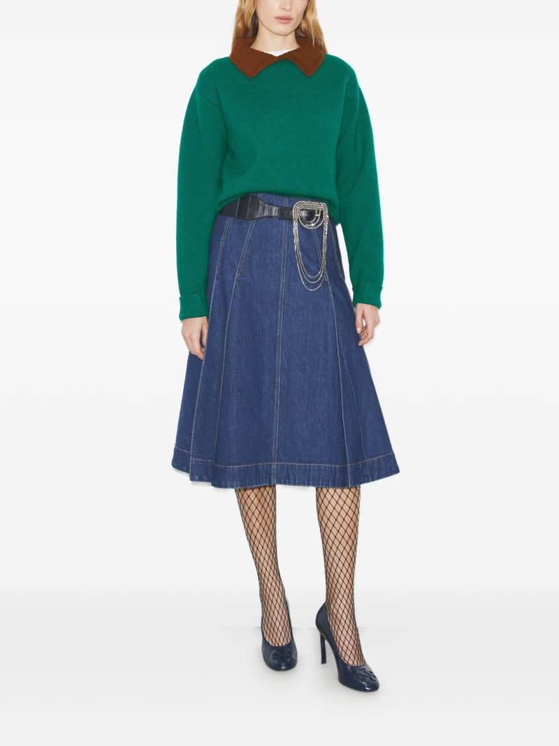 TORY BURCH collared sweater outlook