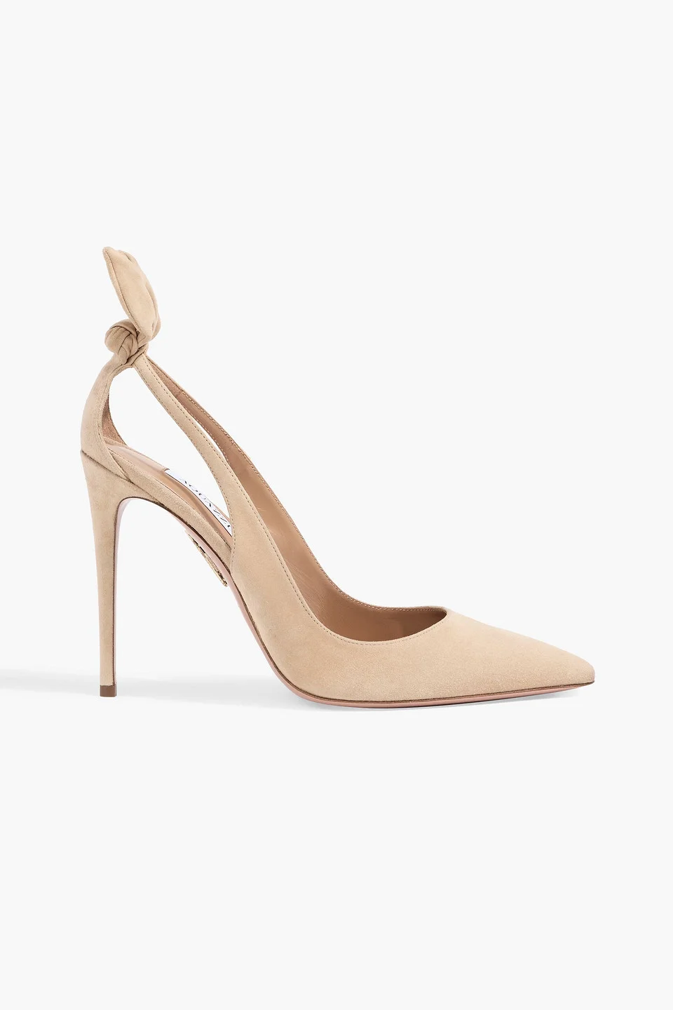 Deneuve Bow 105 suede pumps - 1