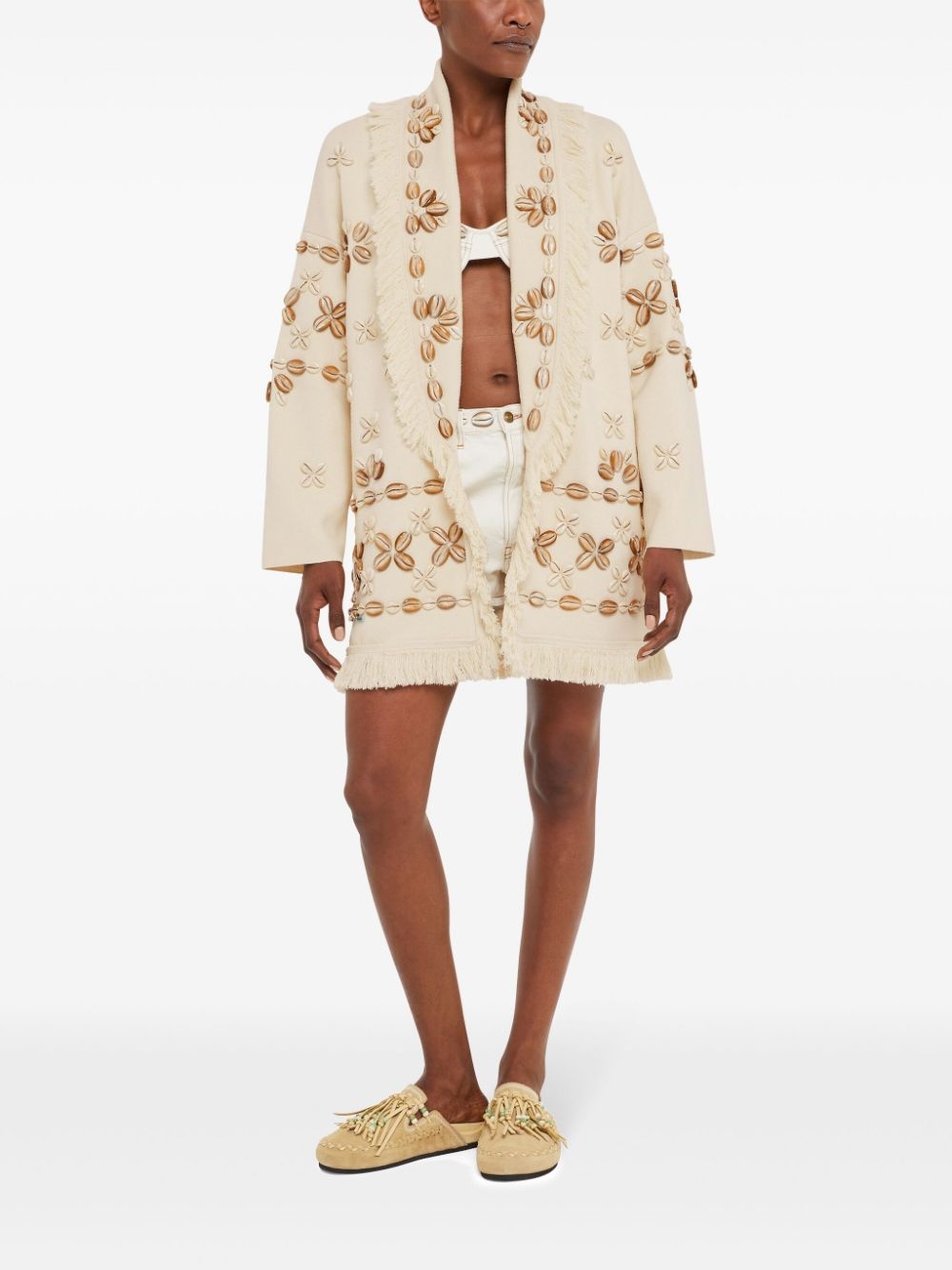 Ocean Dream single-breasted coat - 3