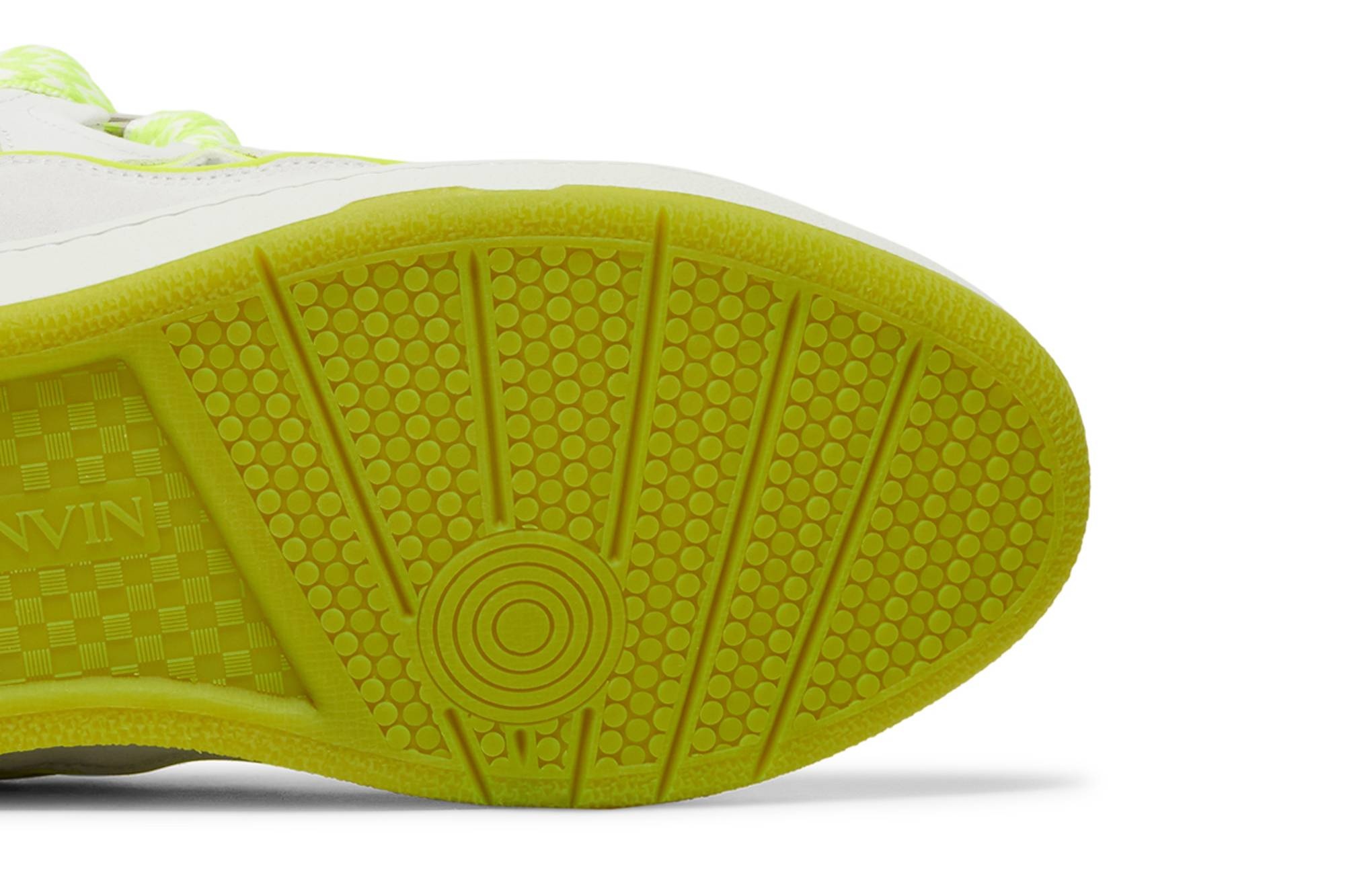 Lanvin Curb Sneakers 'White Fluo Yellow' - 5