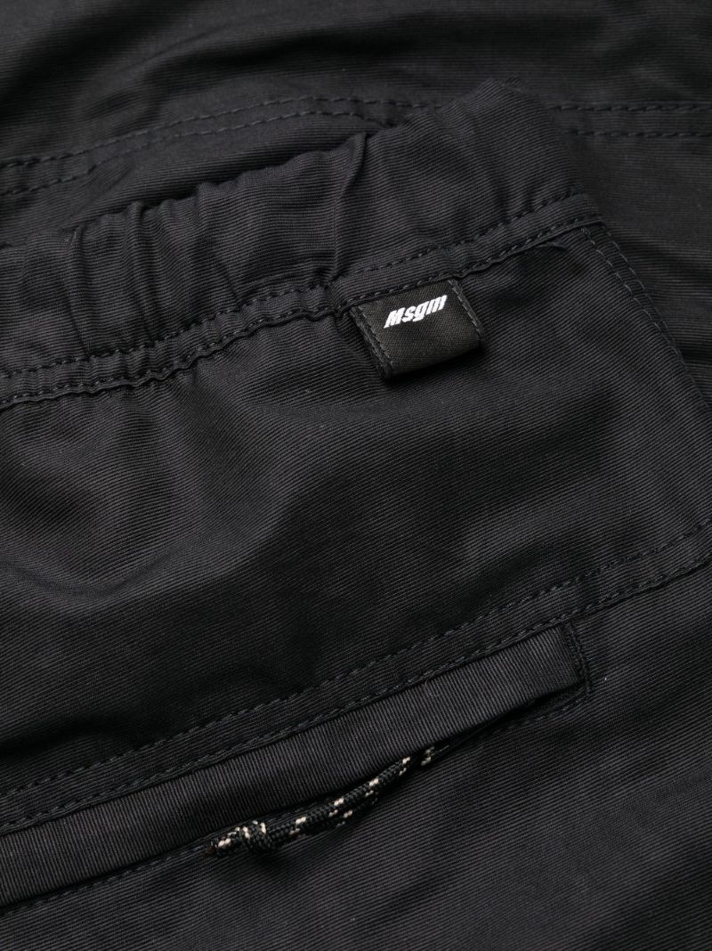cargo-pocket cotton trousers - 6